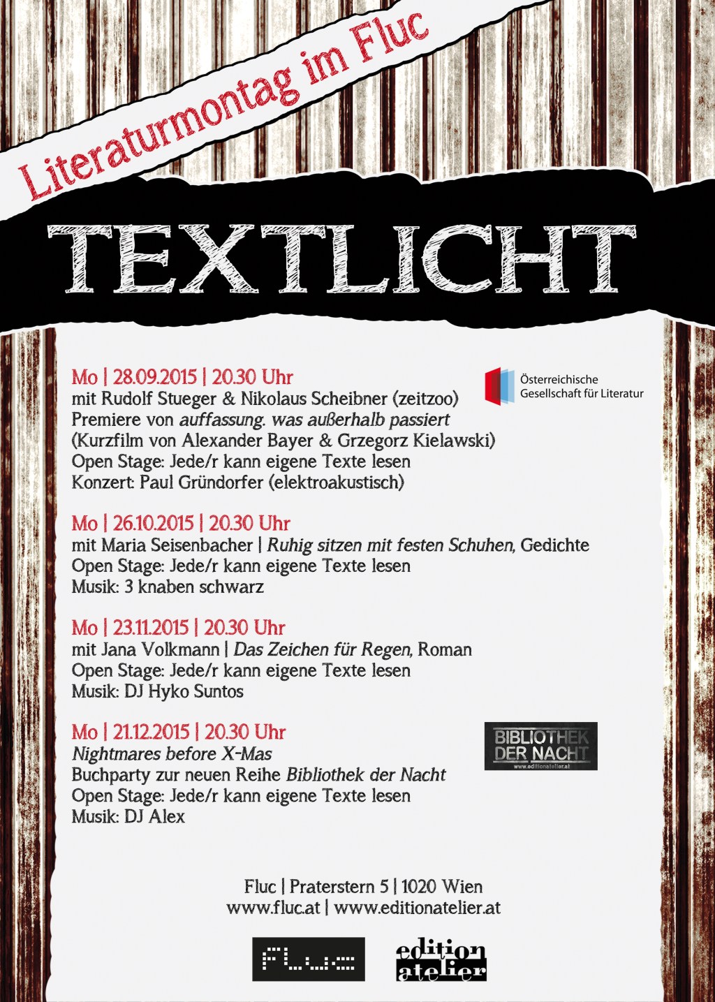 Literaturmontag im Fluc