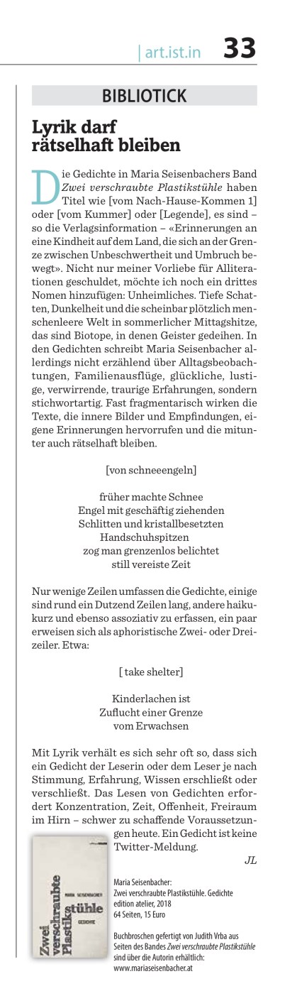 Augustin_456_M.Seisenbacher_zwei verschraubte Plastikstühle