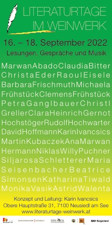 Literaturtage im Weinwerk