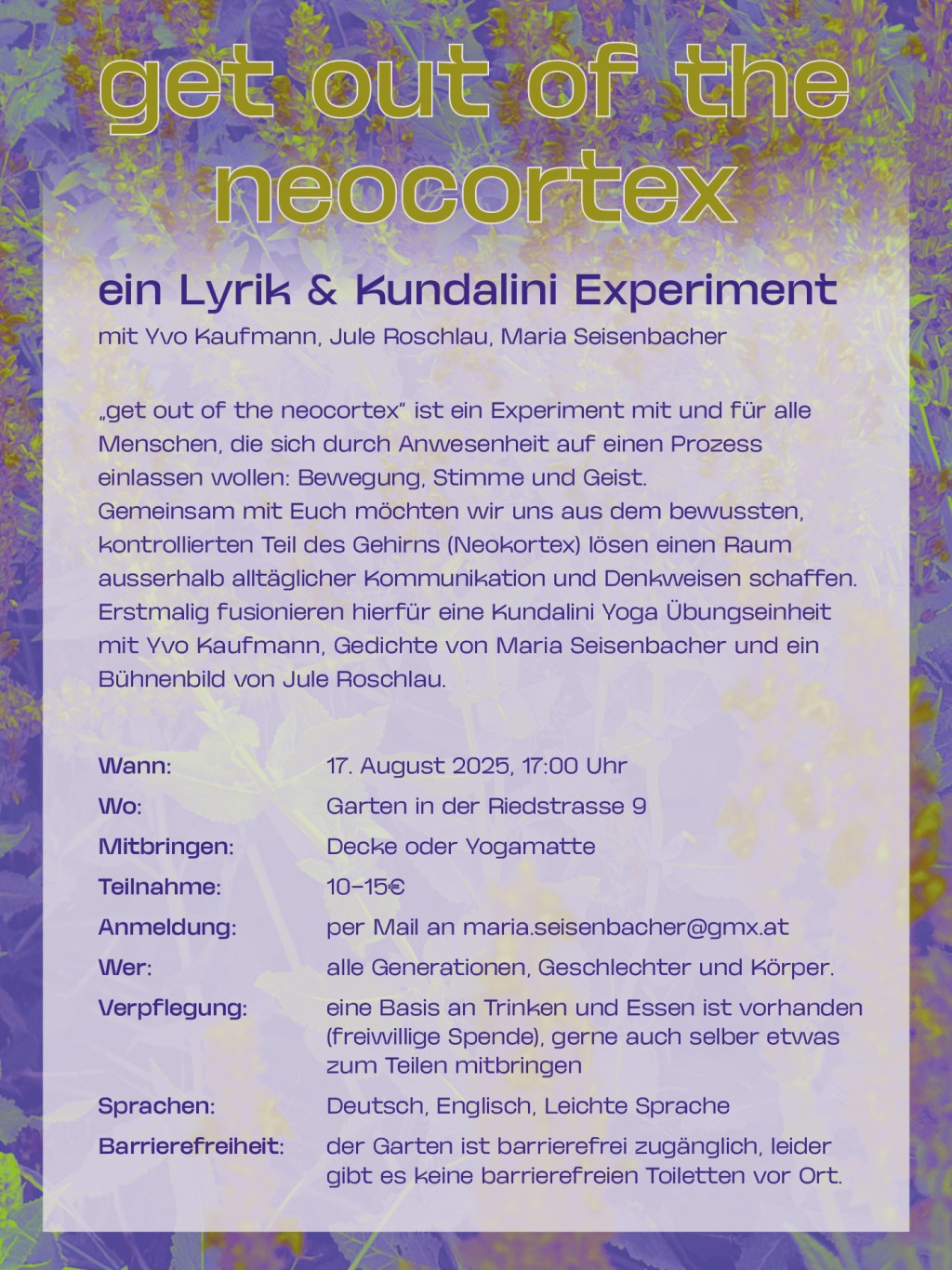 get out of the&nbsp;neocortex